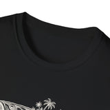 Surreal Angler Shirt, Fish to Island Illusion Art Tee, Fishing Gift, Angler Tee, Fisherman Gift