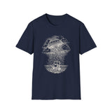 Surreal Ocean Shirt, Jellyfish Rain Illusion Art Tee, Whale Sea Life Tee, Beach Lover Gift