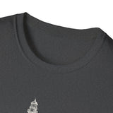 Surreal Ocean Shirt, Turtle Island Illusion Art Tee, Whale Sea Life Tee, Beach Lover Gift