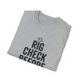 Rig Check Before Coffee Shirt, Funny EMT Shirt, EMT Gift, Paramedic Tee, First Responder Gift