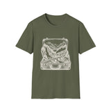 Surreal Travel Shirt, Suitcase Valley Illusion Art Tee, Adventure Gift, Wanderlust Tee