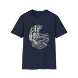 Surreal Plumber Shirt, Pipes to River Illusion Art Tee, Plumber Gift, Plumbing Tee, Tradesman Gift
