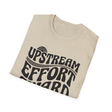 Upstream Effort Award Shirt, Funny Paddler Shirt, Kayaker Gift, Paddling Tee, Lake Life Gift