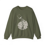 Surreal Garden Sweatshirt, Seed Packet Forest Illusion Art Crewneck, Gardener Gift, Botanical Plant Tee
