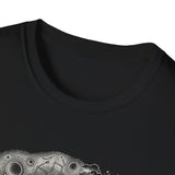 Surreal Bird Shirt, Crow and the Key Illusion Art Tee, Bird Lover Gift, Birdwatching Tee