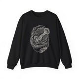 Surreal Celestial Sweatshirt, Key to the Sky Illusion Art Crewneck, Moon Phase Tee, Mystical Witchy Gift