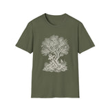 Surreal Ocean Shirt, Anchor Tree Illusion Art Tee, Whale Sea Life Tee, Beach Lover Gift