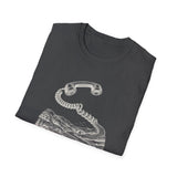 Surreal 911 Dispatcher Shirt, Phone Cord to River Illusion Art Tee, Dispatcher Gift, 911 Dispatcher Tee, Telecommunicator Gift