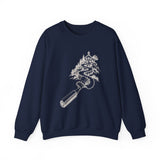 Surreal Teacher Sweatshirt, Pencil Road Schoolhouse Illusion Art Crewneck, Teacher Gift, Vintage Engraving Tee