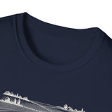 Surreal Accountant Shirt, Ledger to Farm Fields Illusion Art Tee, Accountant Gift, CPA Tee, Tax Season Gift