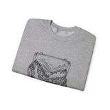 Surreal Travel Sweatshirt, Suitcase Valley Illusion Art Crewneck, Adventure Gift, Wanderlust Tee