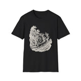 Surreal Celestial Shirt, Moon Lantern Illusion Art Tee, Moon Phase Tee, Mystical Witchy Gift