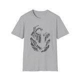 Surreal Mountain Shirt, Faucet Waterfall Illusion Art Tee, Hiking Tee, Outdoor Lover Gift