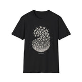 Surreal Beekeeper Shirt, Bees to Flowers Illusion Art Tee, Beekeeping Gift, Beekeeper Tee, Honey Lover Gift