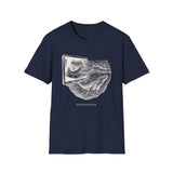 Surreal Sonographer Shirt, Ultrasound to Whale Illusion Art Tee, Sonographer Gift, Ultrasound Tech Tee, Sonography Gift