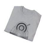 Surreal Combat Archery Shirt, Target to Sunset Illusion Art Tee, Archery Gift, Archer Tee, Combat Archery Gift