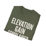 Elevation Gain Complainer Shirt, Funny Hiker Shirt, Hiker Gift, Hiking Tee, Outdoor Lover Gift