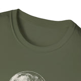 Surreal Celestial Shirt, Moon Balloon Illusion Art Tee, Moon Phase Tee, Mystical Witchy Gift