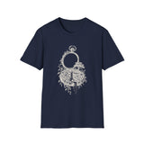 Surreal Garden Shirt, Pocket Watch Garden Illusion Art Tee, Gardener Gift, Botanical Plant Tee