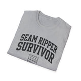 Seam Ripper Survivor Shirt, Funny Quilter Shirt, Quilter Gift, Quilting Tee, Sewing Lover Gift