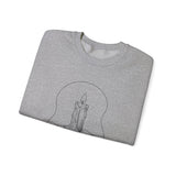 Surreal Bookish Sweatshirt, Candle River Illusion Art Crewneck, Book Lover Gift, Reader Tee, Dark Academia Shirt
