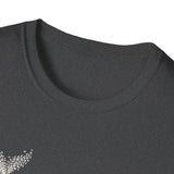 Surreal Bird Shirt, Starling Whale Illusion Art Tee, Bird Lover Gift, Birdwatching Tee
