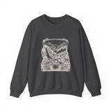 Surreal Travel Sweatshirt, Suitcase Valley Illusion Art Crewneck, Adventure Gift, Wanderlust Tee