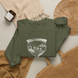 Surreal Travel Sweatshirt, Hourglass Desert Ocean Illusion Art Crewneck, Adventure Gift, Wanderlust Tee