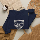 Surreal Travel Sweatshirt, Hourglass Desert Ocean Illusion Art Crewneck, Adventure Gift, Wanderlust Tee
