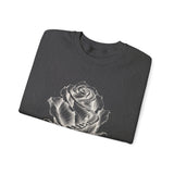 Surreal Garden Sweatshirt, Rose Staircase Illusion Art Crewneck, Gardener Gift, Botanical Plant Tee