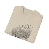 Surreal Dental Hygienist Shirt, Toothbrush to Meadow Illusion Art Tee, RDH Gift, Dental Hygiene Tee