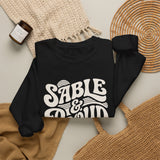 SABLE & Proud Sweatshirt, Funny Crochet Sweatshirt, Crocheter Gift, Yarn Lover Crewneck, Christmas Gift for Crocheter