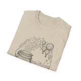 Surreal Sourdough Shirt, Starter to Balloons Illusion Art Tee, Sourdough Starter Gift, Bread Baker Tee