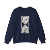 Surreal Celestial Sweatshirt, Star Hourglass Illusion Art Crewneck, Moon Phase Tee, Mystical Witchy Gift