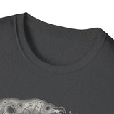 Surreal Bird Shirt, Crow and the Key Illusion Art Tee, Bird Lover Gift, Birdwatching Tee