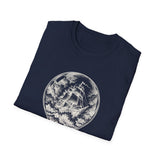 Surreal Ocean Shirt, Ship in a Light Bulb Illusion Art Tee, Sailing Tee, Ocean Lover Gift