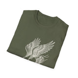 Surreal Runner Shirt, Shoes to Wings Illusion Art Tee, Runner Gift, Running Tee, Marathon Gift