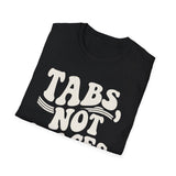 Tabs, Not Spaces Shirt, Funny Software Engineer Shirt, Programmer Gift, Software Developer Tee, Coder Gift