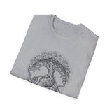 Surreal Ocean Shirt, Octopus Oak Illusion Art Tee, Whale Sea Life Tee, Beach Lover Gift