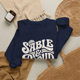 SABLE & Proud Sweatshirt, Funny Crochet Sweatshirt, Crocheter Gift, Yarn Lover Crewneck, Christmas Gift for Crocheter