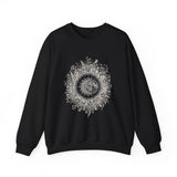 Surreal Celestial Sweatshirt, Eclipse Wreath Illusion Art Crewneck, Moon Phase Tee, Mystical Witchy Gift