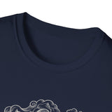 Surreal Coffee Shirt, Moka Lighthouse Illusion Art Tee, Coffee Lover Gift, Vintage Engraving Tee