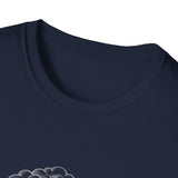 Surreal Ocean Shirt, Sky Whale Illusion Art Tee, Whale Sea Life Tee, Beach Lover Gift