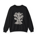 Surreal Fantasy Sweatshirt, Tree City Illusion Art Crewneck, Whimsical Dreamer Tee, Fantasy Lover Gift