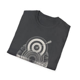 Surreal Combat Archery Shirt, Target to Sunset Illusion Art Tee, Archery Gift, Archer Tee, Combat Archery Gift