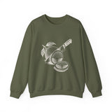 Surreal Chef Sweatshirt, Lemon Sunrise Illusion Art Crewneck, Chef Gift, Vintage Engraving Tee