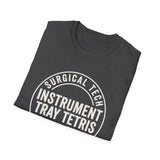 Instrument Tray Tetris Shirt, Funny Surgical Tech Shirt, Surgical Tech Gift, Scrub Tech Tee, OR Team Gift