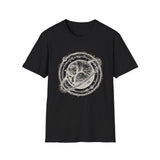 Surreal Cat Shirt, Cat Planet Illusion Art Tee, Cat Lover Gift, Vintage Engraving Cat Tee