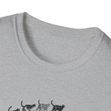 Surreal Cat Shirt, Endless Cat Staircase Illusion Art Tee, Cat Lover Gift, Vintage Engraving Cat Tee