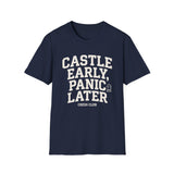 Castle Early, Panic Later Shirt, Funny Chess Club Shirt, Chess Player Gift, Chess Tee, Chess Lover Gift